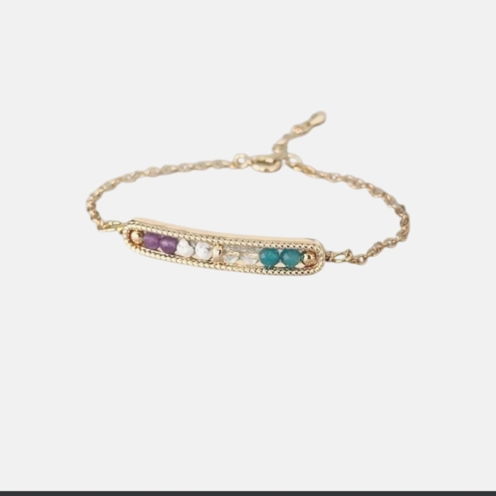 Bar Of Brillance Goodbye Anxiety Bracelet New Without Tags Stainless Steel